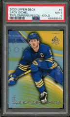 Jack Eichel [Gold] Hockey Cards 2020 Upper Deck Triple Dimensions Reflections Prices