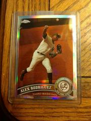 Alex Rodriguez [Sepia Refractor] #100 Baseball Cards 2011 Topps Chrome Prices