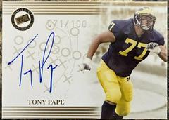 Tony Pape [Gold] Football Cards 2004 Press Pass Autograph Prices