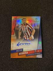 Hector Herrera [Orange Refractor] Soccer Cards 2019 Finest UEFA Champions League Autographs Prices