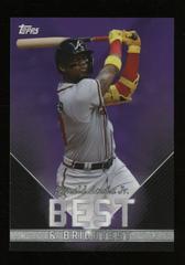 Ronald Acuna Jr. [Purple] #4 Baseball Cards 2022 Topps X Wander Franco Prices
