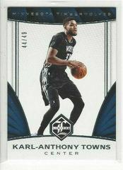 Karl Anthony Towns [Silver Spotlight] #95 Basketball Cards 2016 Panini Limited Prices
