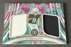 Tyree Wilson [Celestial] #29 Football Cards 2023 Panini Spectra Rising Rookie Materials Prices