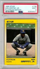 Ken Griffey Jr. #108 Baseball Cards 1990 Star Platinum Edition Prices