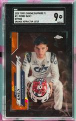 Pierre Gasly [Sapphire Orange] #184 Racing Cards 2020 Topps Chrome Formula 1 Prices