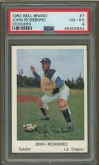 John Roseboro #7 Baseball Cards 1960 Bell Brand Dodgers Prices