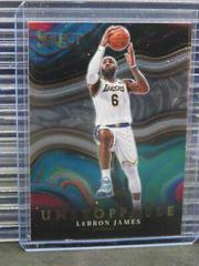 LeBron James #5 Basketball Cards 2021 Panini Select Unstoppable Prices