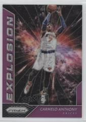Carmelo Anthony [Purple Prizm] #6 Basketball Cards 2016 Panini Prizm Explosion Prices