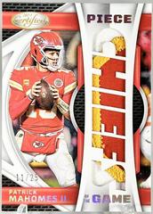 Patrick Mahomes II [Gold] #POG-29 Football Cards 2023 Panini Certified Piece of the Game Prices