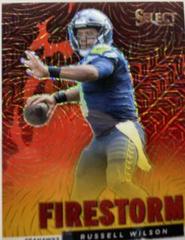 Russell Wilson [Gold] Football Cards 2021 Panini Select Firestorm Prices