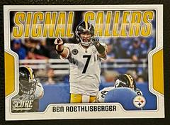 Ben Roethlisberger [Signal Callers] #25 Football Cards 2018 Score Signal Callers Prices