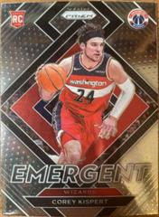 Corey Kispert #10 Basketball Cards 2021 Panini Prizm Emergent Prices