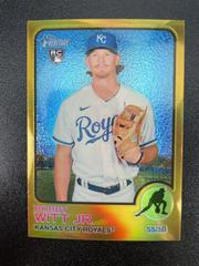 Bobby Witt Jr. [Chrome Gold Border] #520 Baseball Cards 2022 Topps Heritage Prices