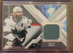 Brent Burns [Patch] Hockey Cards 2021 SPx Jersey Prices