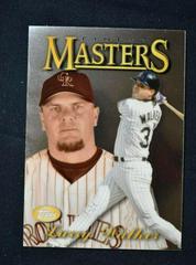 Larry Walker #97FM-LW Baseball Cards 2021 Topps Finest 1997 Masters Prices