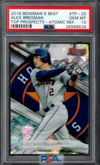 Alex Bregman [Atomic Refractor] #TP-25 Baseball Cards 2016 Bowman's Best Top Prospects Prices