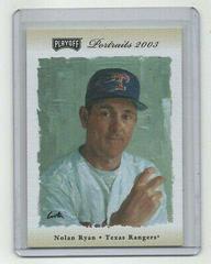 Nolan Ryan [Beige] #56 Baseball Cards 2003 Playoff Portraits Prices