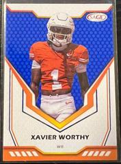 Xavier Worthy #34 Football Cards 2024 Sage Prices