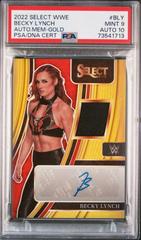 Becky Lynch [Gold Prizm] Wrestling Cards 2022 Panini Select WWE Autograph Memorabilia Prices