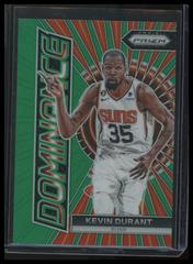 Kevin Durant [Green Prizm] #9 Basketball Cards 2023 Panini Prizm Dominance Prices