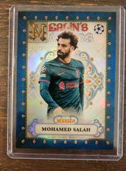 Mohamed Salah [Blue] Soccer Cards 2022 Topps Merlin Chrome UEFA Club Competitions Masters Prices
