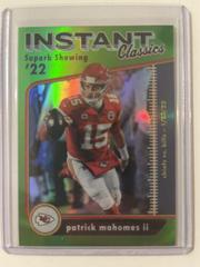Patrick Mahomes II [Green] #IC-4 Football Cards 2022 Panini Classics Instant Prices
