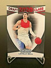 LaMelo Ball [Red] Basketball Cards 2020 Panini Contenders Draft Picks Draft Class Prices