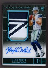 Mike White [Midnight] #168 Football Cards 2018 National Treasures Patch Autograph Prices