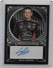 Colby Howard #OS-CH Racing Cards 2022 Panini Chronicles Nascar Obsidian Signatures Prices