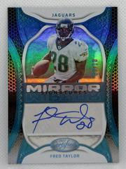 Fred Taylor [Teal] #MS-FT Football Cards 2022 Panini Certified Mirror Signatures Prices