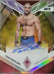 Sean Strickland [Gold] #PX-SSK Ufc Cards 2023 Panini Chronicles UFC Phoenix Autographs Prices