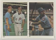 Steve Carlton [Jim Kaat] #240 Baseball Cards 1982 Fleer Stamps Prices