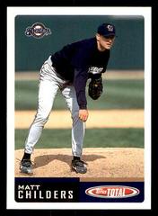 Matt Childers #158 Baseball Cards 2002 Topps Total Prices