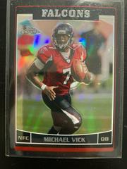 Michael Vick [Black Refractor] #28 Football Cards 2006 Topps Chrome Prices