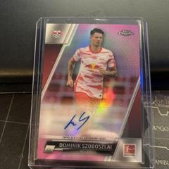 Dominik Szoboszlai [Pink Wave] Soccer Cards 2021 Topps Chrome Bundesliga Autographs Prices