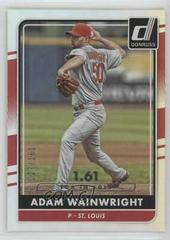 Adam Wainwright [Season Stat Line] #133 Baseball Cards 2016 Panini Donruss Prices
