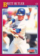 Brett Butler Baseball Cards 1991 Score Traded Prices