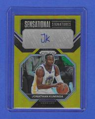 Jonathan Kuminga [Gold] #SS-JK Basketball Cards 2022 Panini Prizm Sensational Signatures Prices