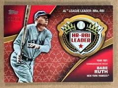Babe Ruth [Red] Baseball Cards 2023 Topps Crowning Achievements Commemorative Patch Prices
