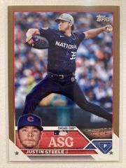 Justin Steele [Gold] #ASG-37 Baseball Cards 2023 Topps Update All Star Game Prices