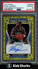 Mark Aguirre [Gold] Basketball Cards 2021 Panini Prizm Fast Break Autographs Prices