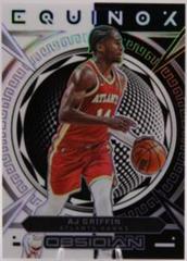 AJ Griffin [Purple] #37 Basketball Cards 2022 Panini Obsidian Equinox Prices