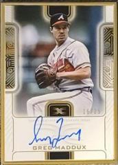 Greg Maddux #DCFA-GMA Baseball Cards 2023 Topps Definitive Framed Autograph Collection Prices