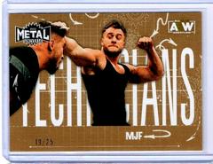 MJF [Gold] #TN-30 Wrestling Cards 2022 SkyBox Metal Universe AEW Technicians Prices