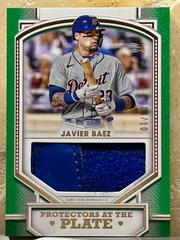 Javier Baez [Green] Baseball Cards 2022 Topps Definitive Protectors at the Plate Relics Prices