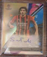 Sandro Tonali [Gold] Soccer Cards 2021 Topps Finest UEFA Champions League Autographs Prices