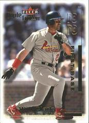 Will Clark #213 Baseball Cards 2001 Fleer Triple Crown Prices