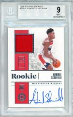 Admiral Schofield [Jersey Autograph] #206 Basketball Cards 2019 Panini Encased Prices
