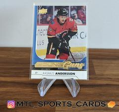 Rasmus Andersson [Silver Foil] #218 Hockey Cards 2017 Upper Deck Prices