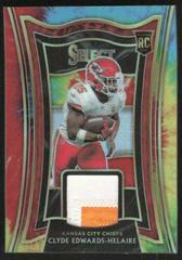 Clyde Edwards-Helaire [Tie-Dye Prizm] Football Cards 2020 Panini Select Rookie Swatches Prices